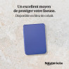 Étui SleepCover Basique pour Kobo Clara Colour/BW | Bleu de Cobalt | Technologie de Mise en Veille/réveil | Cuir végan | Compati