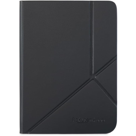 Étui SleepCover pour Kobo Clara Colour/BW 6" | Housse Noir avec Veille/Réveil | Support 2 Positions | Cuir Végan | Compatible Ko