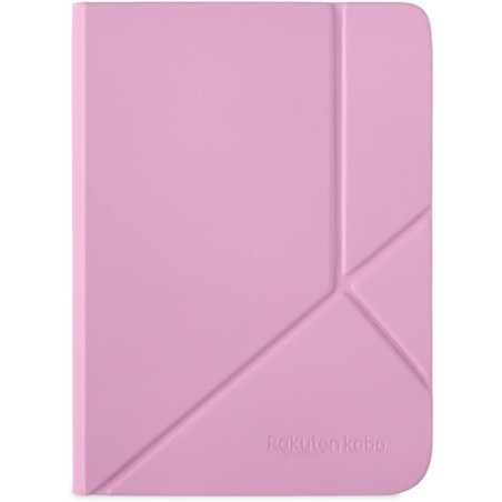 Étui SleepCover Rose Bonbon pour Kobo Clara Colour/BW 6" | Housse avec Veille/Réveil | Support 2 Positions | Cuir Végan | Compat