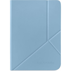 Étui SleepCover Bleu Crépuscule pour Kobo Clara Colour/BW 6" | Housse avec Veille/Réveil | Support 2 Positions | Cuir Végan | Co
