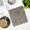 kwmobileÉtui Compatible avec Kobo Forma Coque - Étui à Rabat magnétique tabletteeReader Similicuir - Gris