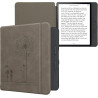 kwmobileÉtui Compatible avec Kobo Forma Coque - Étui à Rabat magnétique tabletteeReader Similicuir - Gris