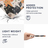 Kwmobile étui compatible avec amazon kindle scribe (2022/2024) coque - étui à rabat magnétique tablette ereader similicuir avec 