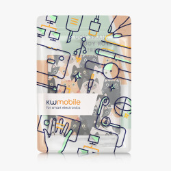 Kwmobile étui compatible avec amazon kindle scribe (2022/2024) coque - étui à rabat magnétique tablette ereader similicuir avec 