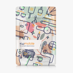 kwmobile Étui Compatible avec Amazon Kindle Scribe (2022/2024) Coque - Étui à Rabat magnétique Tablette eReader Similicuir avec 