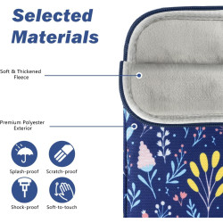 Dadanism 6-7 pouces housse protectrice pochette nylon pour 7" kindle paperblanc et kindle colorsoft signature edition, 6" kindle