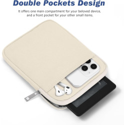 Dadanism 6-7 pouces housse protectrice pochette nylon pour 7" nouveau kindle paperblanc et kindle colorsoft signature edition, 6