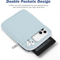 Dadanism 6-7 pouces housse protectrice pochette nylon pour 7" kindle paperblanc et kindle colorsoft signature edition, 6" k-indl