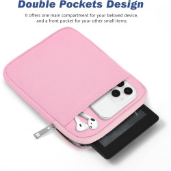 Dadanism 6-7 pouces housse protectrice pochette nylon pour 7" kindle paperblanc et kindle colorsoft signature edition, 6" k-indl