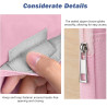 Dadanism 6-7 pouces housse protectrice pochette nylon pour 7" kindle paperblanc et kindle colorsoft signature edition, 6" k-indl