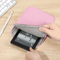 Dadanism 6-7 pouces housse protectrice pochette nylon pour 7" kindle paperblanc et kindle colorsoft signature edition, 6" k-indl