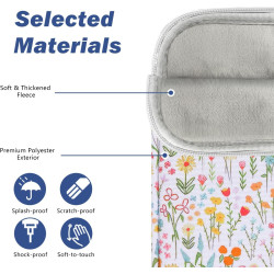Dadanism 6-7 pouces housse protectrice pochette nylon pour 7" kindle paperblanc et kindle colorsoft signature edition, 6" k-indl