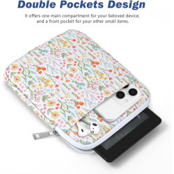 Dadanism 6-7 pouces housse protectrice pochette nylon pour 7" kindle paperblanc et kindle colorsoft signature edition, 6" k-indl