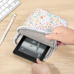 Dadanism 6-7 pouces housse protectrice pochette nylon pour 7" kindle paperblanc et kindle colorsoft signature edition, 6" k-indl