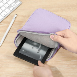 Dadanism 6-7 pouces housse protectrice pochette nylon pour 7" kindle paperblanc et kindle colorsoft signature edition, 6" k-indl