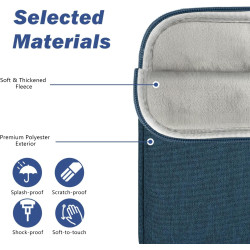 Dadanism 6-7 pouces housse protectrice pochette nylon pour 7" nouveau kindle paperblanc et kindle colorsoft signature edition, 6