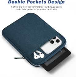 Dadanism 6-7 pouces housse protectrice pochette nylon pour 7" nouveau kindle paperblanc et kindle colorsoft signature edition, 6