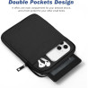 Dadanism 6-7 pouces housse protectrice pochette nylon pour 7" kindle paperblanc et kindle colorsoft signature edition, 6" k-indl