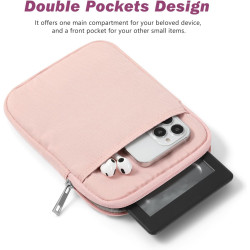 Dadanism 6-7 pouces housse protectrice pochette nylon pour 7" kindle paperblanc et kindle colorsoft signature edition, 6" kindle
