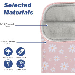 Dadanism 6-7 pouces housse protectrice pochette nylon pour 7" kindle paperblanc et kindle colorsoft signature edition, 6" k-indl