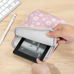 Dadanism 6-7 pouces housse protectrice pochette nylon pour 7" kindle paperblanc et kindle colorsoft signature edition, 6" k-indl