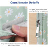 Dadanism 6-7 pouces housse protectrice pochette nylon pour 7" nouveau kindle paperblanc et kindle colorsoft signature edition, 6