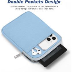 Dadanism 6-7 pouces housse protectrice pochette nylon pour 7" kindle paperblanc et kindle colorsoft signature edition, 6" k-indl