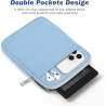 Dadanism 6-7 pouces housse protectrice pochette nylon pour 7" kindle paperblanc et kindle colorsoft signature edition, 6" k-indl