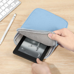 Dadanism 6-7 pouces housse protectrice pochette nylon pour 7" kindle paperblanc et kindle colorsoft signature edition, 6" k-indl