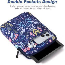 Dadanism 6-7 pouces housse protectrice pochette nylon pour 7" kindle paperblanc et kindle colorsoft signature edition, 6" kindle