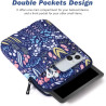 Dadanism 6-7 pouces housse protectrice pochette nylon pour 7" kindle paperblanc et kindle colorsoft signature edition, 6" kindle