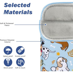 Dadanism 6-7 pouces housse protectrice pochette nylon pour 7" kindle paperblanc et kindle colorsoft signature edition, 6" kindle