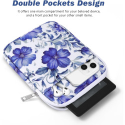 Dadanism 6-7 pouces housse protectrice pochette nylon pour 7" kindle paperblanc et kindle colorsoft signature edition, 6" k-indl