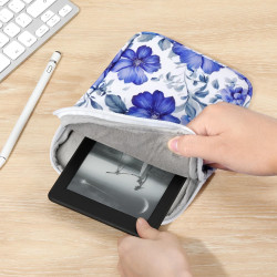 Dadanism 6-7 pouces housse protectrice pochette nylon pour 7" kindle paperblanc et kindle colorsoft signature edition, 6" k-indl