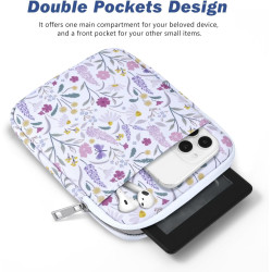 Dadanism 6-7 pouces housse protectrice pochette nylon pour 7" kindle paperblanc et kindle colorsoft signature edition, 6" k-indl