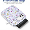 Dadanism 6-7 pouces housse protectrice pochette nylon pour 7" kindle paperblanc et kindle colorsoft signature edition, 6" k-indl