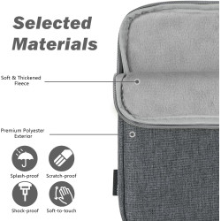Dadanism 6-7 pouces housse protectrice pochette nylon pour 7" kindle paperblanc et kindle colorsoft signature edition, 6" kindle