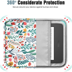 Timovo 6-7 pouces housse pour tablette, paperblanc/colorsoft signature edition, housse protectrice avec pochette pour liseuse él