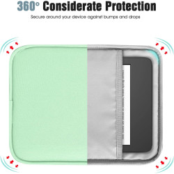TiMOVO Housse Universelle 6–7 Pouces pour eReader, Housse Étui de Protection avec Pochette, Compatible avec eReader 6–7" & Kobo,