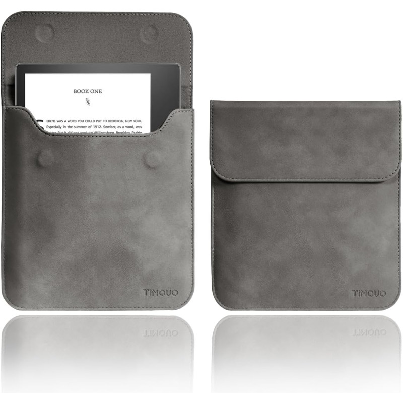 TiMOVO Housse 7", Compatible avec Oasis (10e Gen. 2019/9e Gen. 2017) et Appareils Kobo, Étui de Protection pour eReader, Gris Si