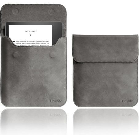 TiMOVO Housse 7", Compatible avec Oasis (10e Gen. 2019/9e Gen. 2017) et Appareils Kobo, Étui de Protection pour eReader, Gris Si