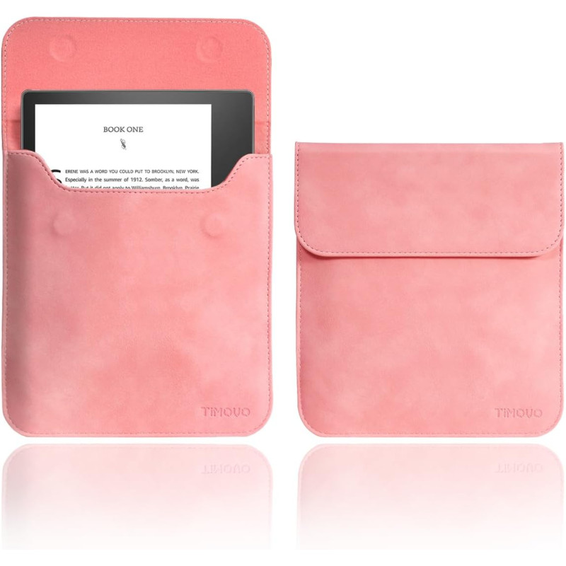TiMOVO Housse 7", Compatible avec Oasis (10e Gen. 2019/9e Gen. 2017) et Appareils Kobo, Étui de Protection pour eReader, Rose