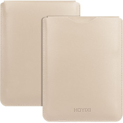 HoYiXi Housse Universelle pour 6 Pouces Kindle/Kobo/Voyaga/Lenovo/Pocketbook/Sony/Tolino E-Book E-Reader Étui Pochette en Cuir l