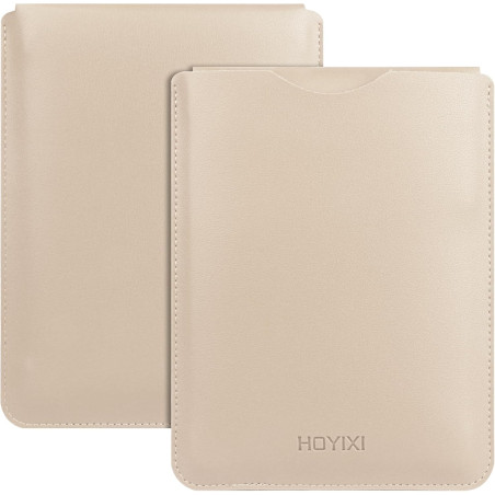 HoYiXi Housse Universelle pour 6 Pouces Kindle/Kobo/Voyaga/Lenovo/Pocketbook/Sony/Tolino E-Book E-Reader Étui Pochette en Cuir l