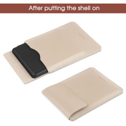 HoYiXi Housse Universelle pour 6 Pouces Kindle/Kobo/Voyaga/Lenovo/Pocketbook/Sony/Tolino E-Book E-Reader Étui Pochette en Cuir l