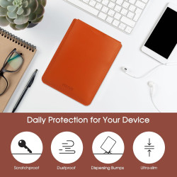 Hoyixi housse universelle pour 6,8 pouces kobo/voyaga/pocketbook/sony/tolino e-book reader compatible 7" kindle paperblanc 2024/