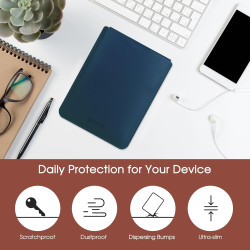 Hoyixi housse universelle pour 6,8 pouces kobo/voyaga/pocketbook/sony/tolino e-book reader compatible 7" kindle paperblanc 2024/