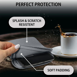 Mygadget pochette en néoprène pour tablette jusqu'à 6 pouces [ 16,5 x 12,5 cm ] – housse de protection compatible avec kindle pa