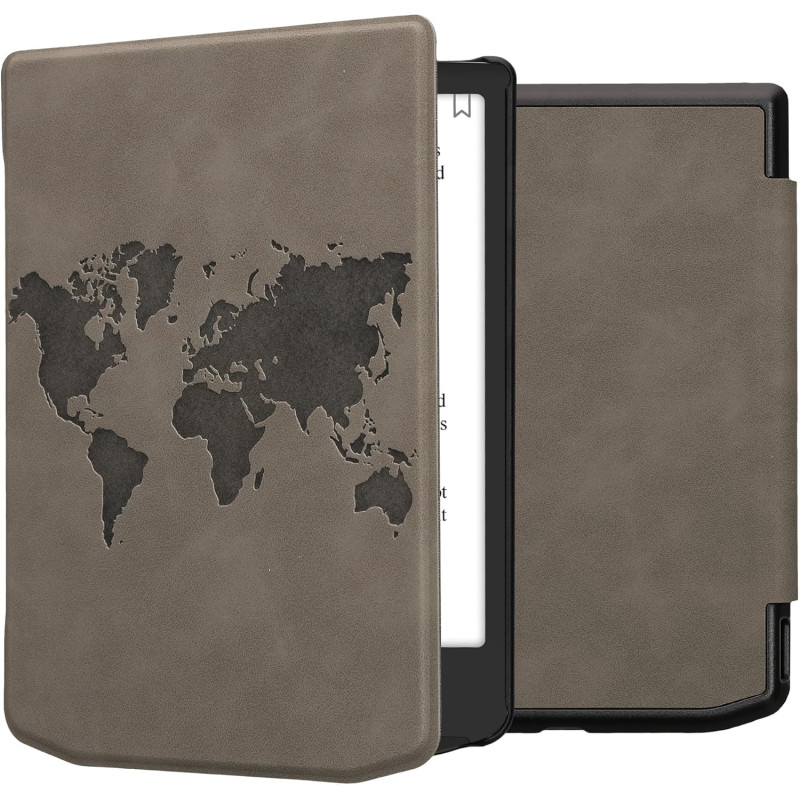 kwmobileÉtui Compatible avec Pocketbook Verse/Pro/Color/Vivlio Light/Light HD Coque - Étui à Rabat magnétique tabletteeReader Si