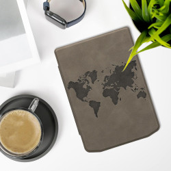 kwmobileÉtui Compatible avec Pocketbook Verse/Pro/Color/Vivlio Light/Light HD Coque - Étui à Rabat magnétique tabletteeReader Si